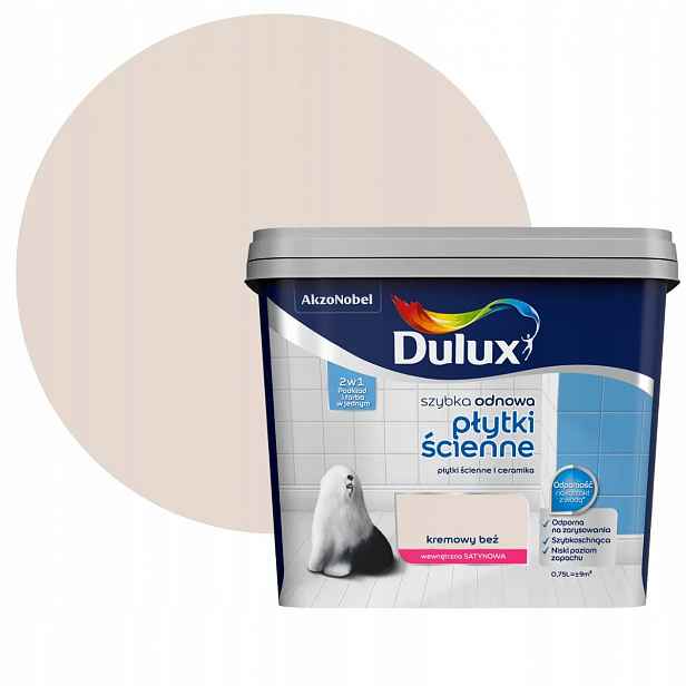 Dulux Rychlá Obnova Stěnové dlaždice Krémově béžová 0,75L