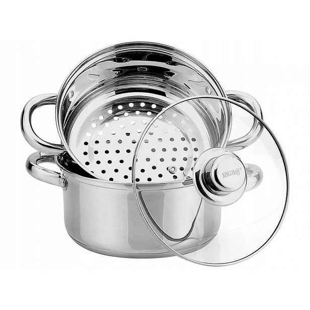 Hrnce Na Vaření V Páře 24 CM, 5L Kinghoff KH-3318