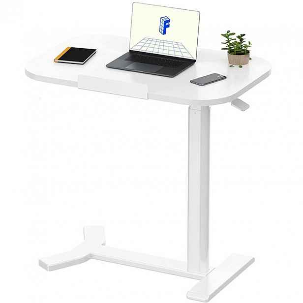 Odkládací stolek H5W-6040-EU, s naklápěcí deskou, bílý