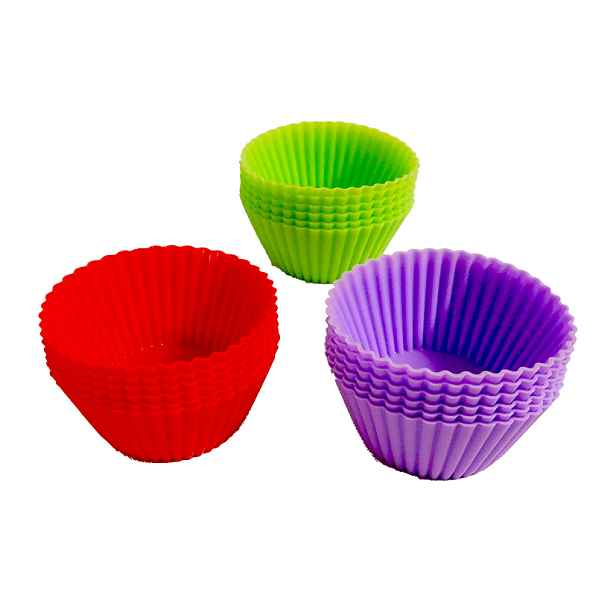 PROHOME - Košíčky na muffiny silikonové sada 6ks různé barvy