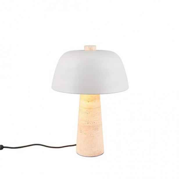 Trio TIMBA stolní lampa šedá travertin 567800276 TR567800276