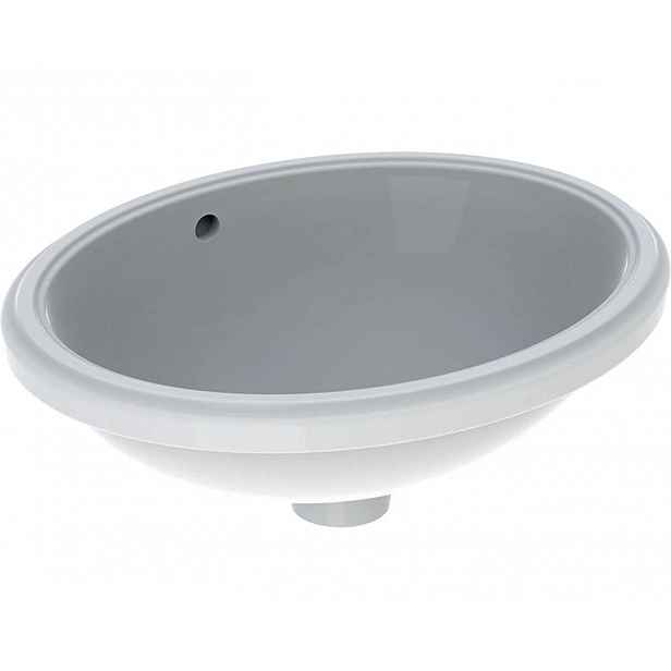 Geberit VariForm - Umyvadlo vestavné 48x42 cm, s přepadem, bílá 500.748.01.2