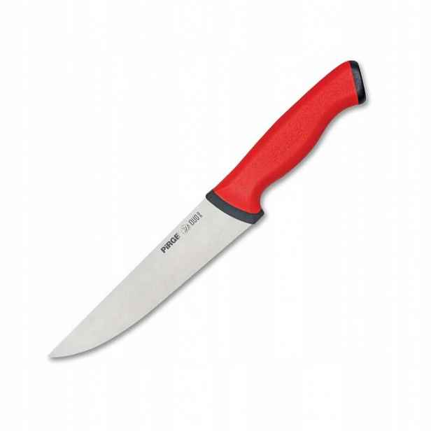 Řeznický porcovací nůž 205 mm červený, Pirge Duo Butcher