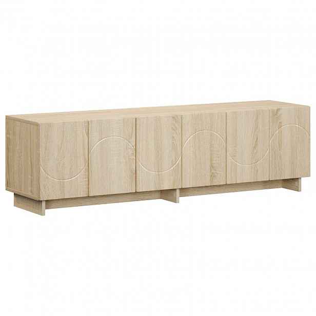 vidaXL TV stolek 140 x 34.5 x 40 cm Dub sonoma Kompozitní dřevo