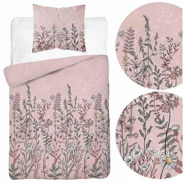 Sada Povlečení 140x200 Home Satin Detexpol Bavlna 100%