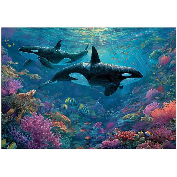 Fototapeta Modrý Orkový Útes Oceán Tapeta Do Pokoje Pro Mládež 350x250