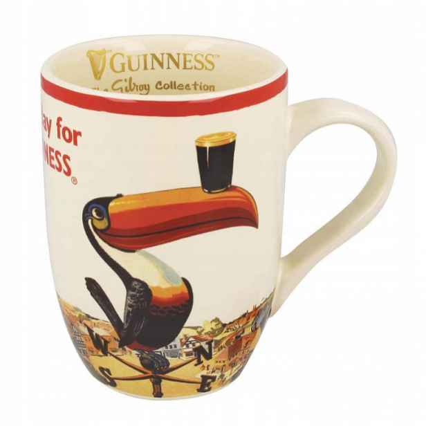 Guinness Flying Toucan keramický hrnek 30 cl tukan Gilroy Collection
