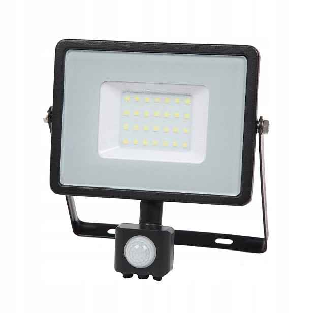 Led Projektorové Svítidlo 30W 2400 lm IP65 230V 6400K S Pohotovostním Průmyslem Černé V-ta