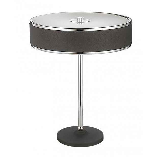 Stolní lampa Jazz Stříbrná Černá 2xE14 47 cm Stolní lampa do pokoje Domov