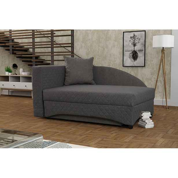 Dětská válenda 80x200 BENIGNA - šedá, levá