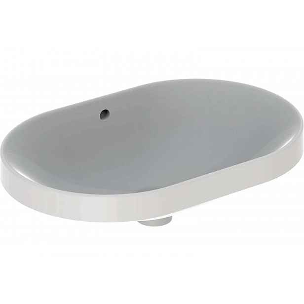 Geberit VariForm - Umyvadlo zápustné 60x40 cm, s přepadem, bílá 500.728.01.2