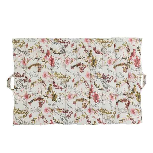 Krémová matrace s květy Aix Quilt Wild Flowers - 60*100 cm Chic Antique