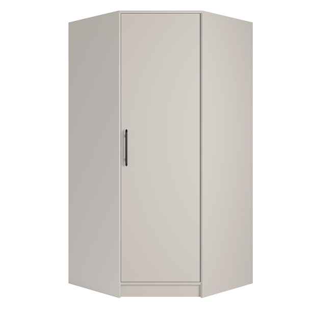Meblar Rohová šatní skříň SMART SR4 bez zrcadla | cashmere