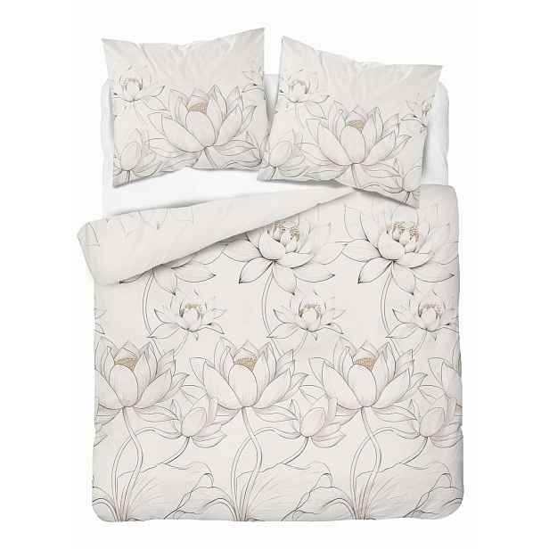 Povlečení 160x200 krémový lotosový květ Home Elegance