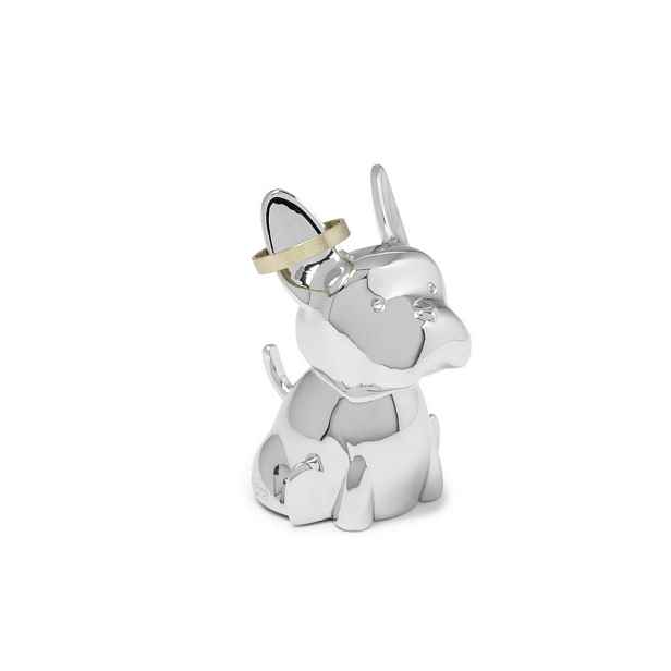 Stříbrný stojánek na prstýnky Umbra Zoola Frenchie