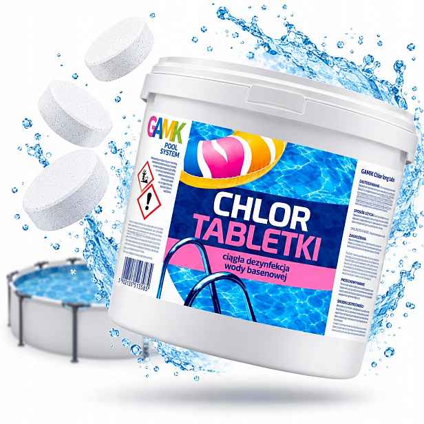 Tablety Do Bazénu 200 G 3 Kg Chlor Long Tabs Chemie Kontinuální Dezinfekce Vody