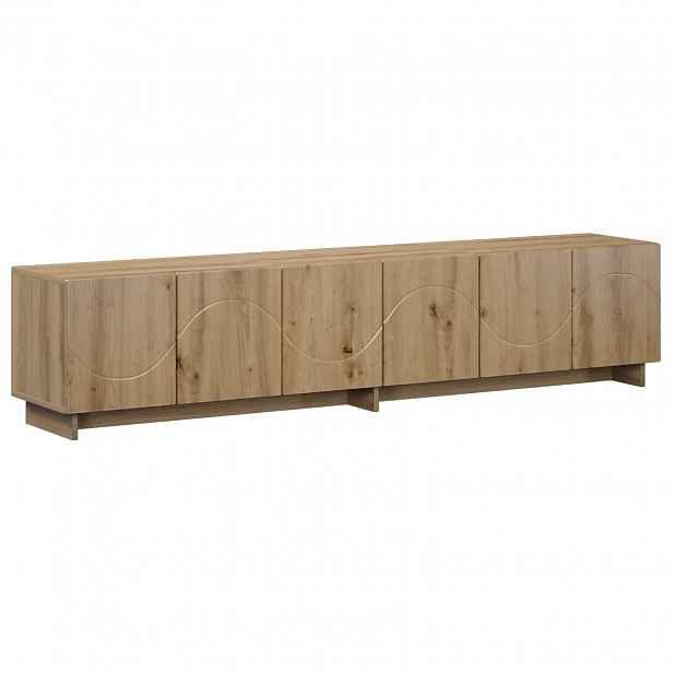 vidaXL TV stolek 180 x 34,5 x 40 cm Dub artisan Kompozitní dřevo