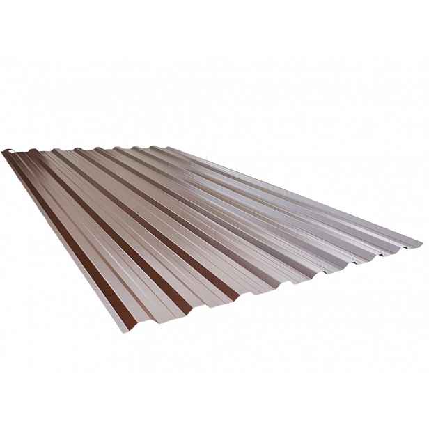 Covernit Trapézový plech T18 2000 x 1150 mm hnědá, cena za m2