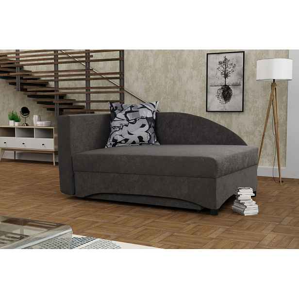 Dětská válenda 80x200 BENIGNA - tmavě šedá, levá