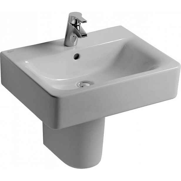 Ideal Standard Connect - Umývátko Cube, 40x36x16 cm, 1 otvor pro baterii, s Ideal Plus, bílá E7137MA