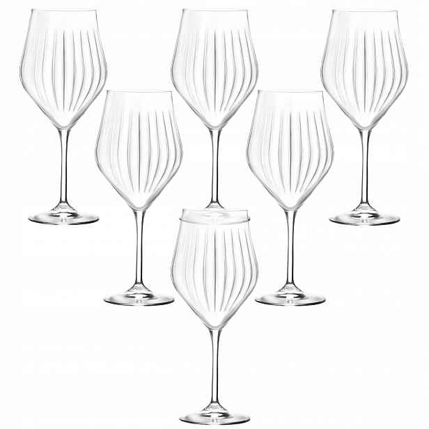 Křišťálové Skleničky na víno 6 kusů 650 ml Rcr Timeless