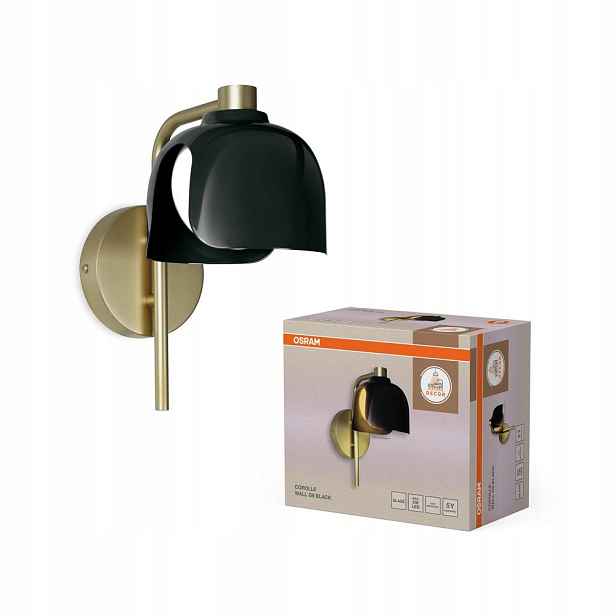 Nástěnná lampa Dekorativní svítidlo G9 Černá Decor Osram
