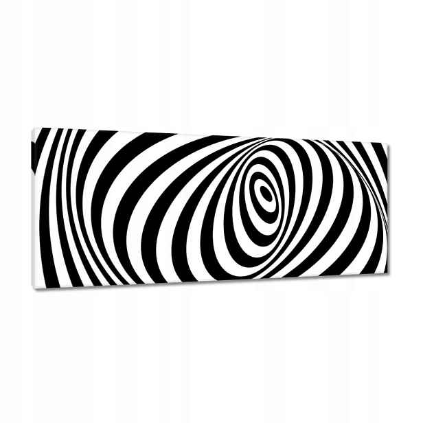 Obrazy 100x40 Abstrackja černobílá