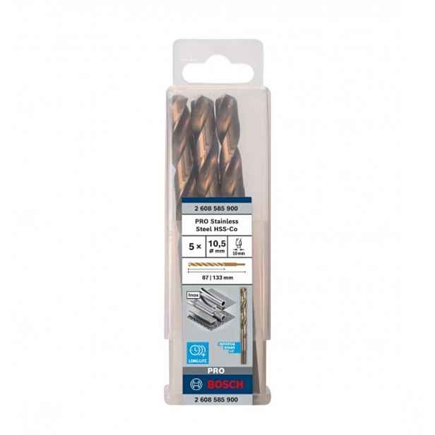 Bosch - Sada vrtáků do kovu, 10,5x133 mm, 5 ks 2608585900