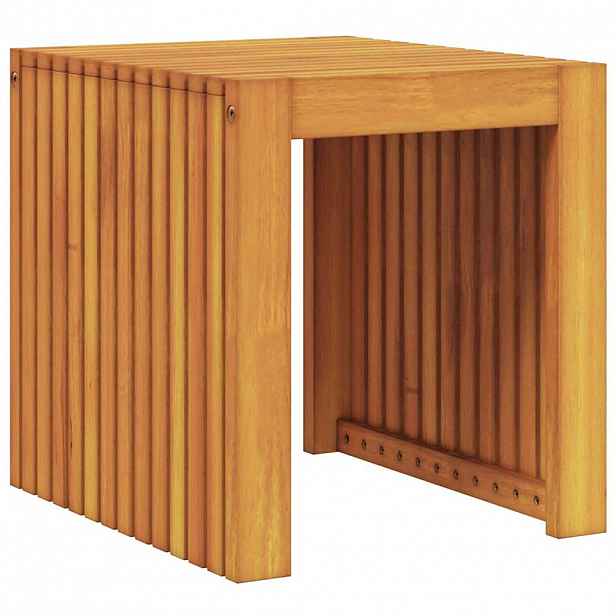 vidaXL Boční stůl Přírodní olej 43 x 36 x 40 cm Pevné teakové dřevo