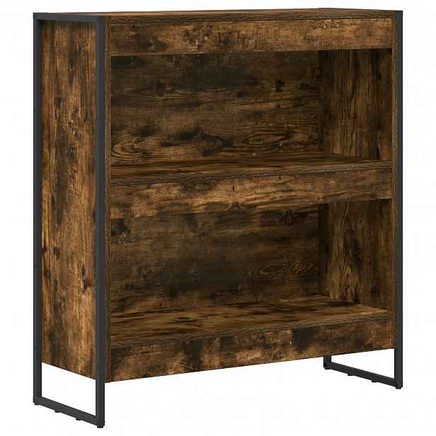 vidaXL Knihovna 80 x 30 x 86,5 cm Kompozitní dřevo Kouřový dub