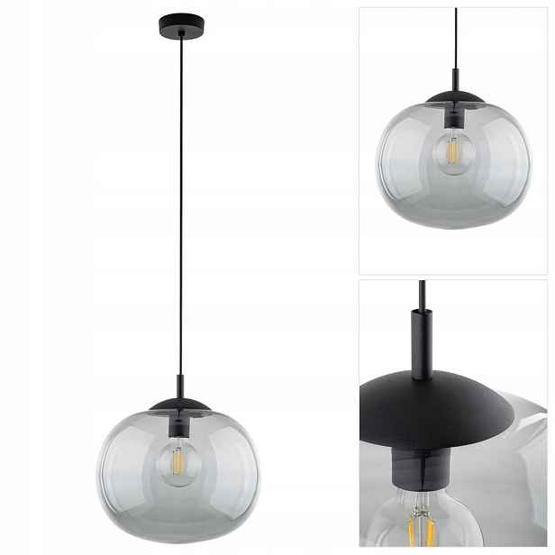 Černá závěsná lampa Vibe moderní s regulací pro jídelnu Tk Lighting