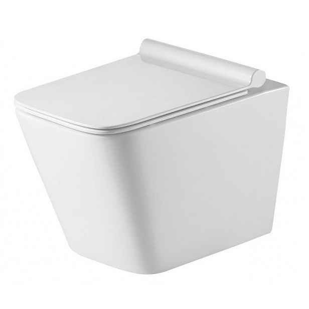 Olsen spa Závěsné WC ORLO RIMLESS 49 cm se SLIM sedátkem Soft-close