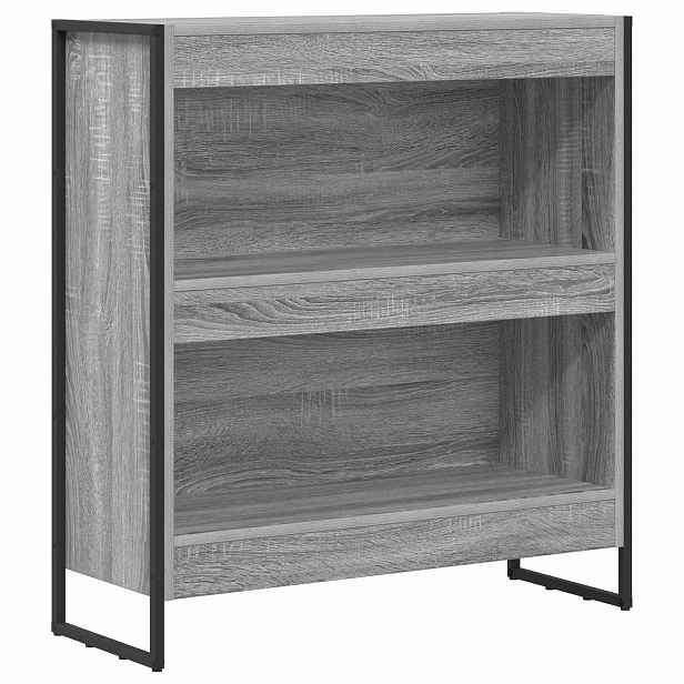 vidaXL Knihovna 80 x 30 x 86,5 cm Kompozitní dřevo Šedá Sonoma