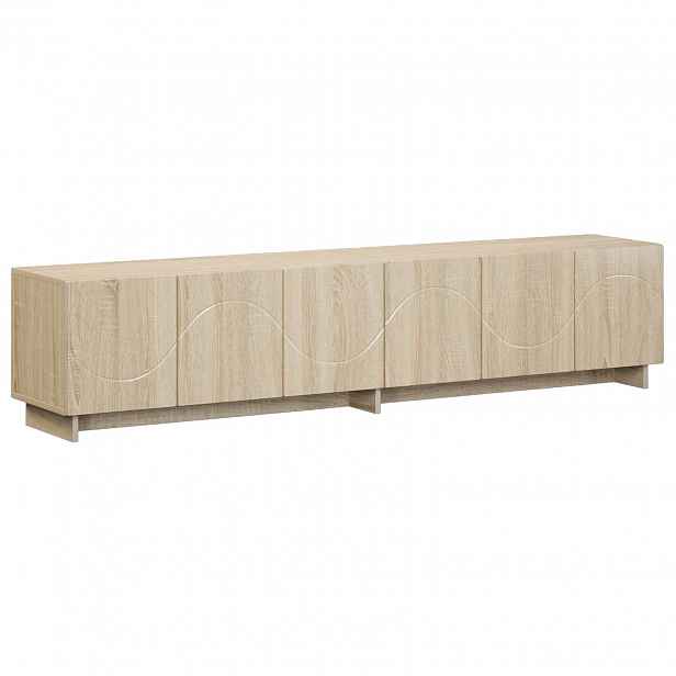vidaXL TV stolek 180 x 34,5 x 40 cm Dub sonoma Kompozitní dřevo
