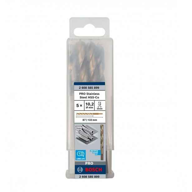 Bosch - Sada vrtáků do kovu, 10,2x133 mm, 5 ks 2608585899