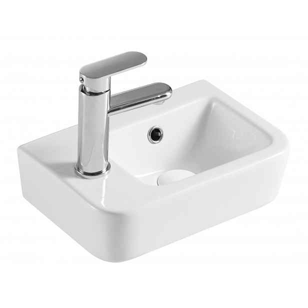Olsen spa Umývátko PICCOLO 37 × 24;5 × 13;5 cm s otvorem na baterii - vlevo - OLKLT10100L