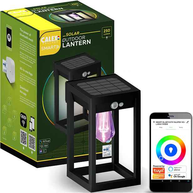Solární Zahradní Lampa Tuya Bt Rgb Cct Calex