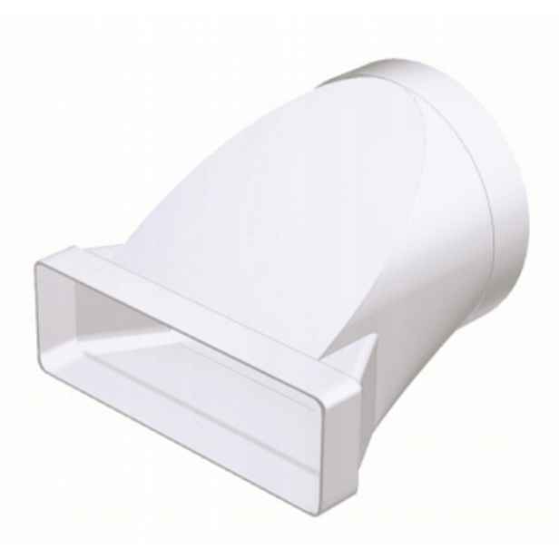 Spojka variabilních průřezů Vents 220x90 mm na kanál Fi 150 mm Pvc 970