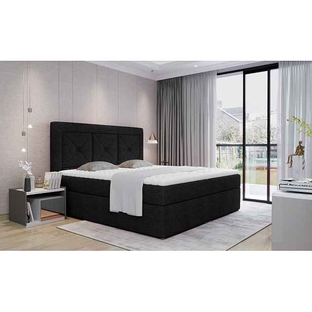 Boxspring Idris Rozměr: 140 x 200 cm, látka: Sawana 14