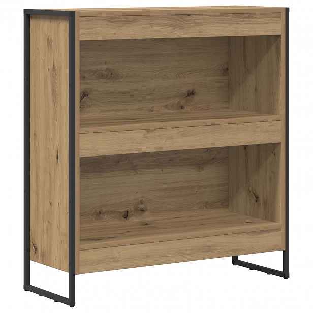 vidaXL Knihovna 80 x 30 x 86,5 cm Kompozitní dřevo Umělecký dub