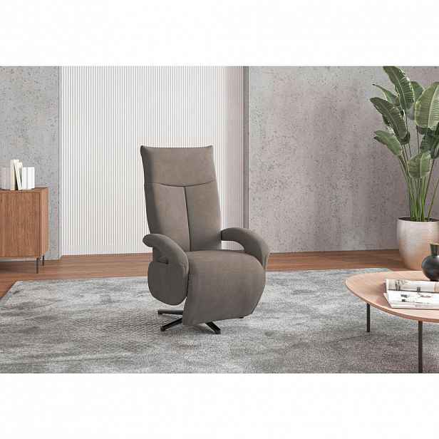 Sit & More KŘESLO, textil, jílová barva