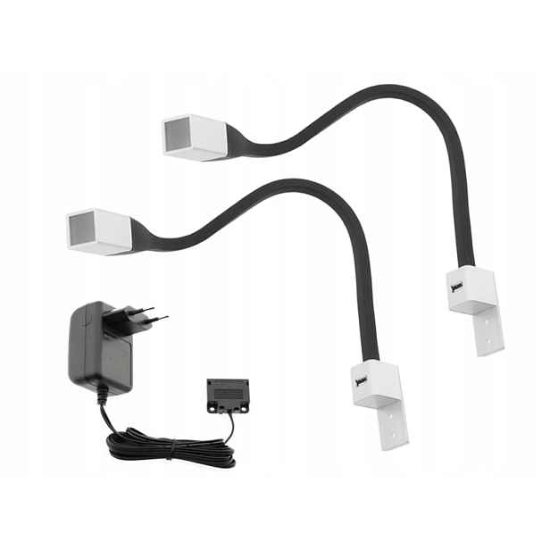 2x noční Led lampa pro čtecí postel Flexi Q Usb