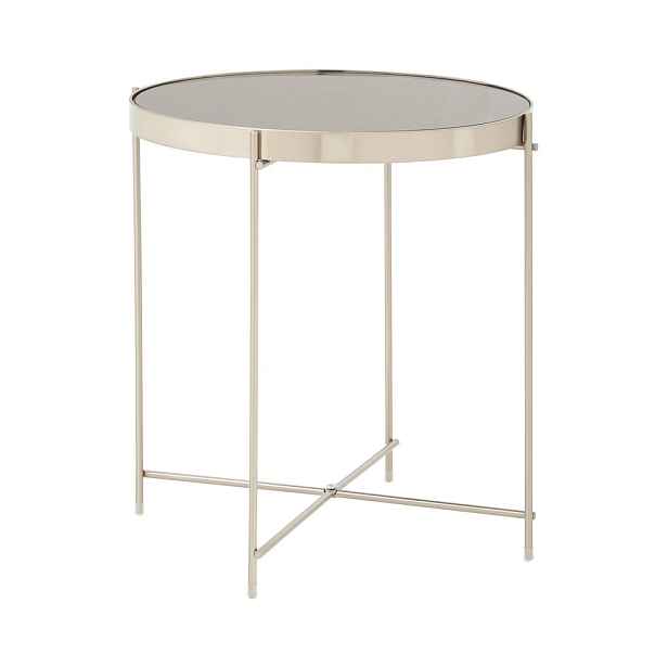 Skleněný kulatý odkládací stolek ø 43 cm Allure  – Premier Housewares