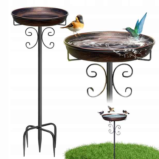 Stojící sprcha pro papoušky Kovová vana pro ptáky Cockatiel 92 cm