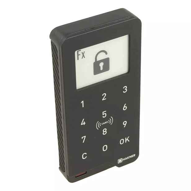 Elektronický zámek LundLock Hakner 107x52 mm kódový pro nábytkové skříně