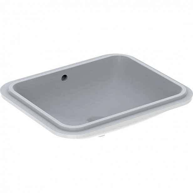 Geberit VariForm - Umyvadlo vestavné 58x49 cm, s přepadem, bílá 500.764.01.2