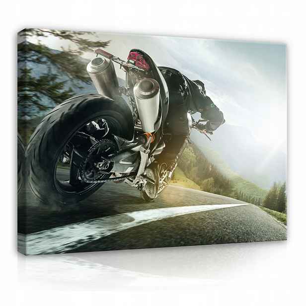 Mládežnický Obraz Motocykl Obraz Do Dětského Pokoje Chlapce 100x70