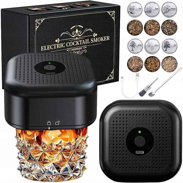 Sada Na Uzení Whisky Smoker Gadget Dárek Pro Přítele Muže 6V1