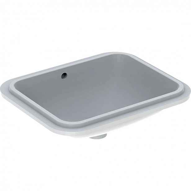 Geberit VariForm - Umyvadlo vestavné 53x45 cm, s přepadem, bílá 500.760.01.2