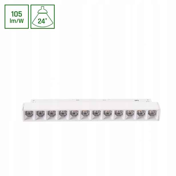 Systém Shift Basic Lineární Svítidlo 220 MM 12W 2700K Bílá WLD+70045WW